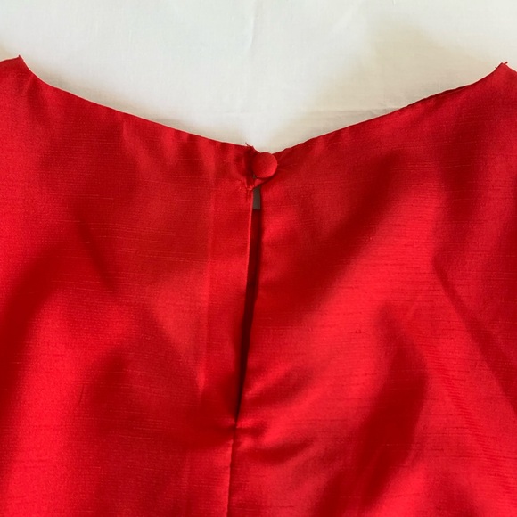 Vintage Red Blouse - Picture 6 of 9
